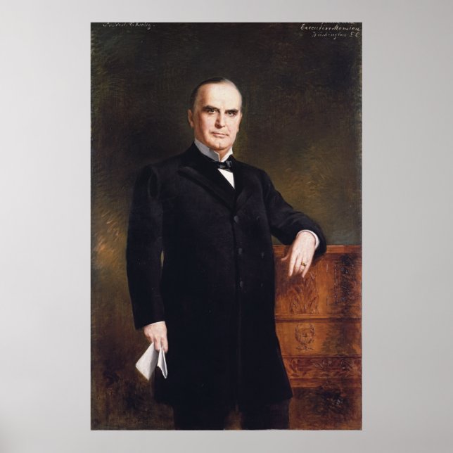 Poster Le président William McKinley par August Benziger  (Devant)
