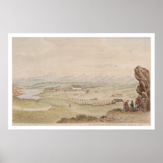 Poster Le Presidio et Pueblo de Monterey (1104) (Devant)