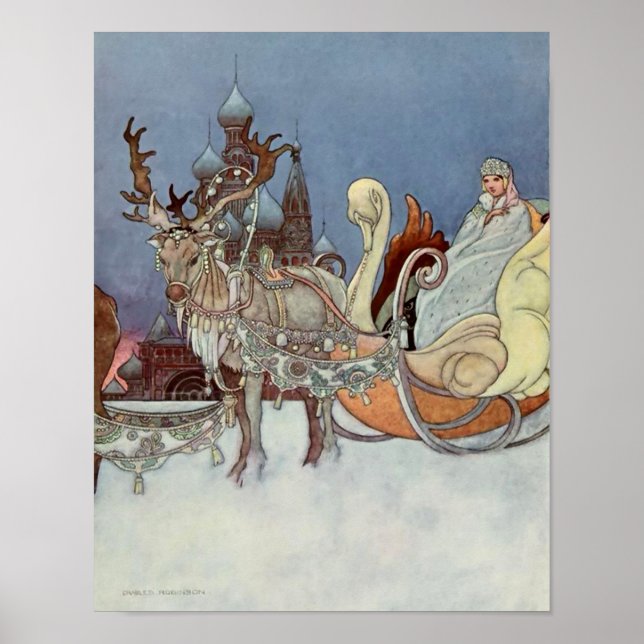 Poster "Le Prince Heureux" par Charles Robinson de Russie (Devant)