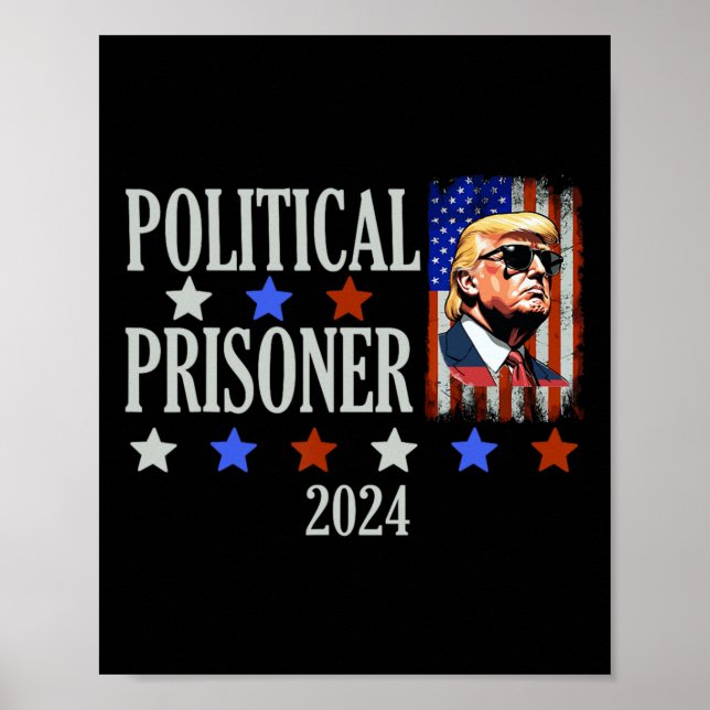 Poster Le prisonnier Trump 2024 (Devant)
