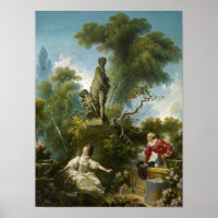 Le progrès de l'amour, La rencontre de Fragonard