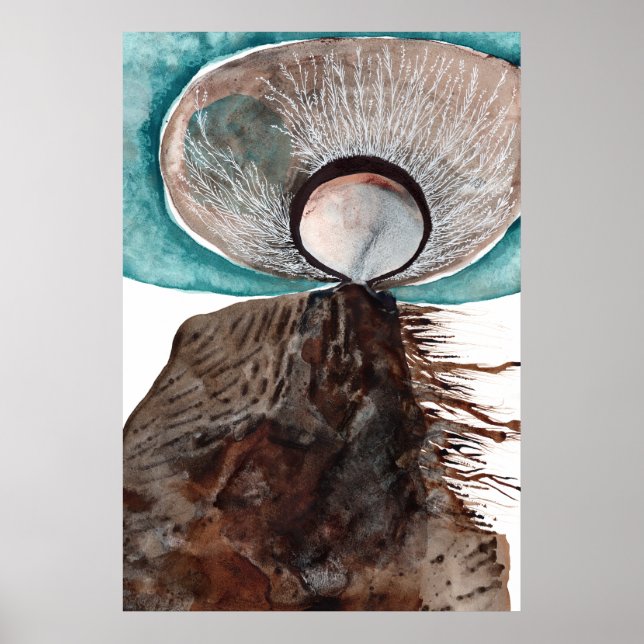 Poster Le Protecteur - Médias mixtes Guide de l'esprit Ab (Devant)