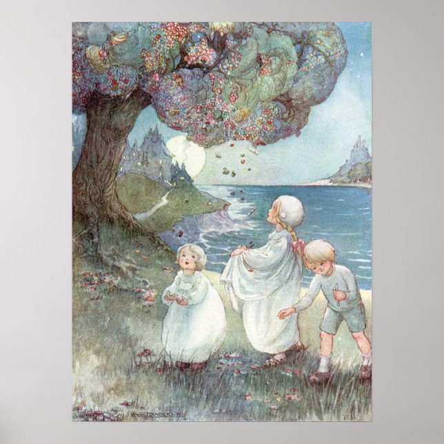 Poster Le prune de sucre par Anne Anderson (Devant)