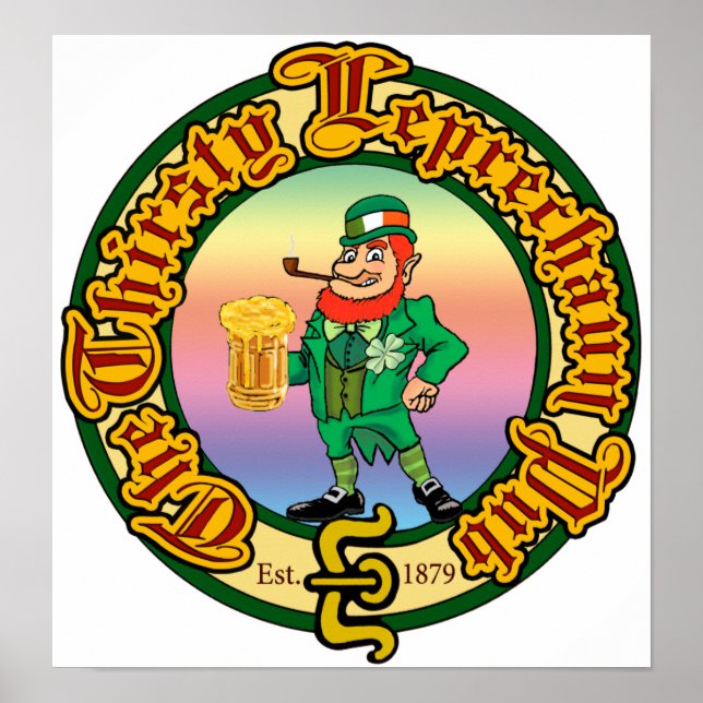 Poster Le pub de la soif Leprechaun (Devant)