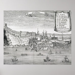 Poster Le Québec, après La Potherie