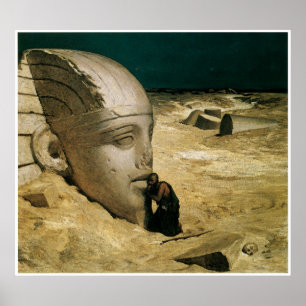 Poster Le Questioner du Sphinx, 1863