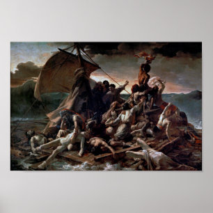 Poster Le radeau de la Méduse, Theodore Gericault