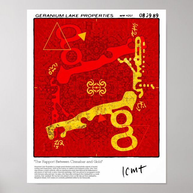 Poster Le rapport entre Cinnabar et Gold (Devant)