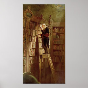 Poster Le rat de bibliothèque