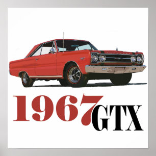 POSTER LE RED GTX DE 1967