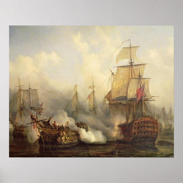 Poster Le Redoutable Trafalgar, 21e octobre 1805 (Devant)