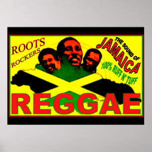 Poster Le REGGAE ENRACINE DES BALANCIERS 28" x 20"