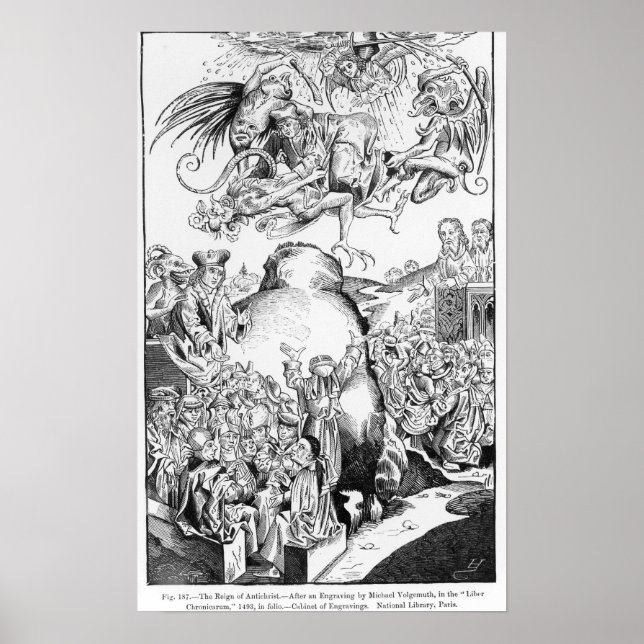 Poster Le règne d'Antichrist (Devant)