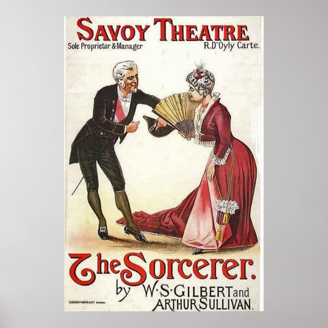 Poster Le renouveau du sorcier.~ Savoy Theatre Londres 18 (Devant)