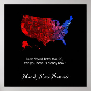 Poster Le réseau Trump meilleur que la 5G, pouvez-vous no