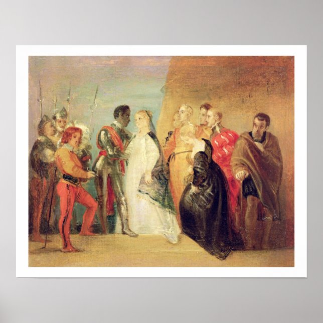Poster Le retour d'Othello, Acte II, Scène ii de 'Othe (Devant)