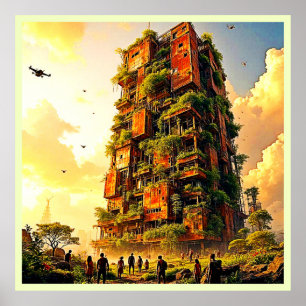 Poster Le retour urbain de la nature