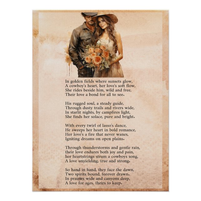 Poster Le rêve de Cowboy (Devant)