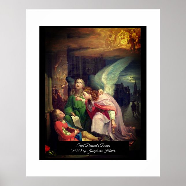 Poster Le rêve de Saint Bernard (Devant)