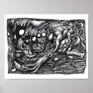 Poster Le rêve des mères de Grendel par Brian Benson.