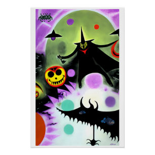 Poster Le rêve d'Halloween