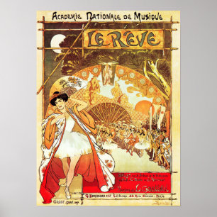 Poster LE REVE French Musical Dance Theatre Ad