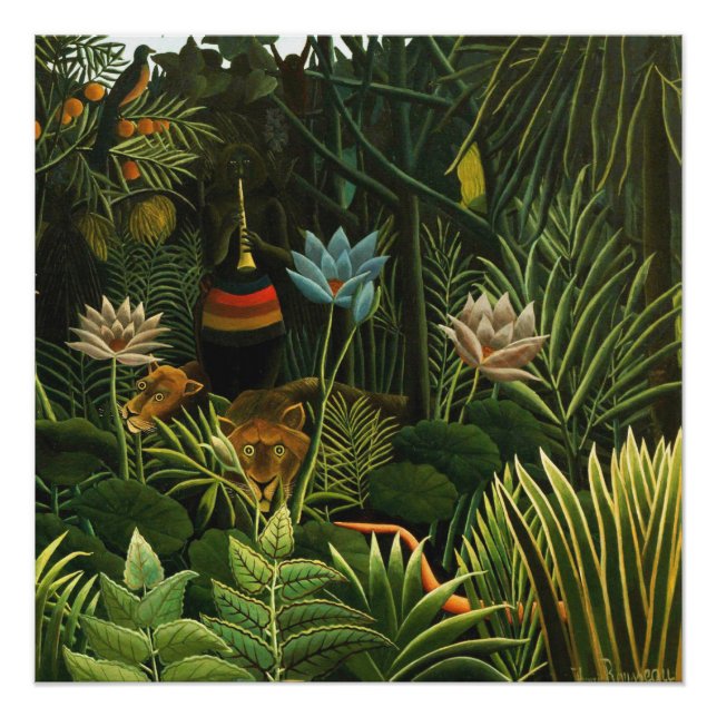 Poster Le Rêve, Henri Rousseau (Devant)