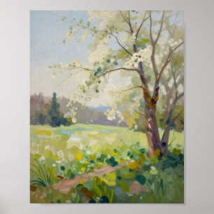 Poster Le Réveil Doux du Printemps : Lumière du Soleil Fi