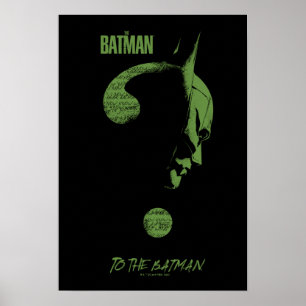 Poster Le Riddler "To the Batman" Question Mark