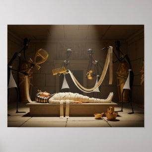 Poster Le rituel de momification