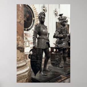 Poster Le Roi Arthur, statue de la tombe de Maximilian