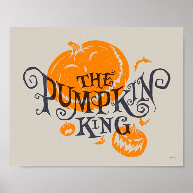 Poster Le roi Citrouille | Graphique Citrouille (Devant)