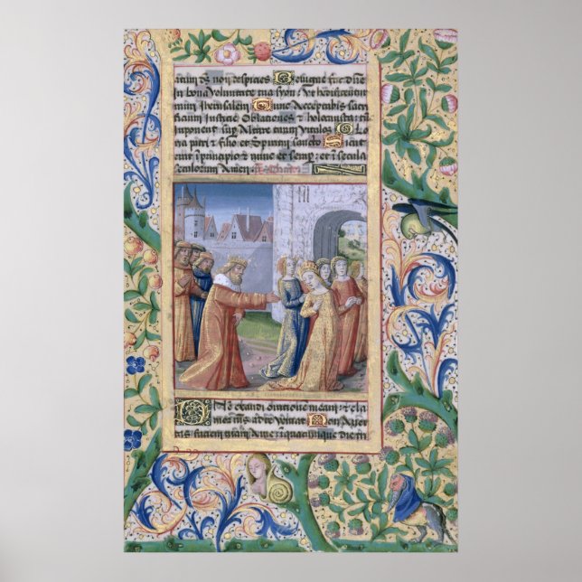 Poster Le roi David couvrait Bathsheba (Devant)