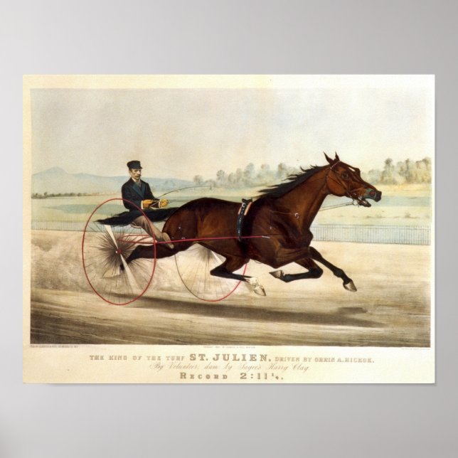 Poster Le Roi du Turf, 'St. Julien' (Devant)