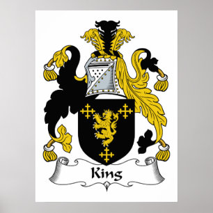 Poster Le Roi Family Crest