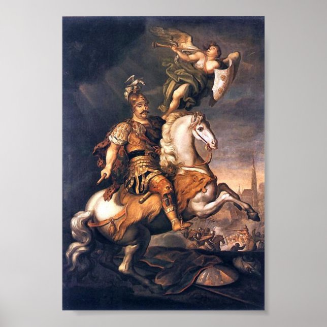 Poster Le roi Jean III Sobieski, bataille de Vienne (Devant)