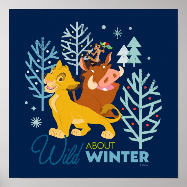 Poster Le Roi Lion | Wild About Winter (Devant)