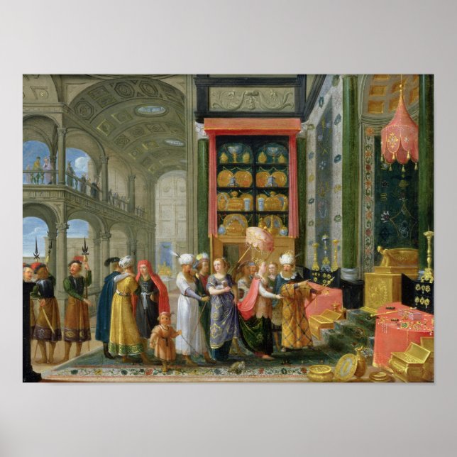 Poster Le roi Salomon et la reine de Saba (Devant)