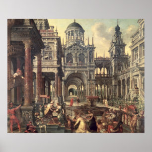 Poster Le Roi Solomon et la reine de Sheba