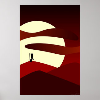 Poster Le rouge des chiens