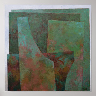 Poster Le rouge et le vert