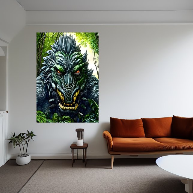 Poster Le rythme des Imaginaires dans la forêt | AI Art P (Créateur téléchargé)