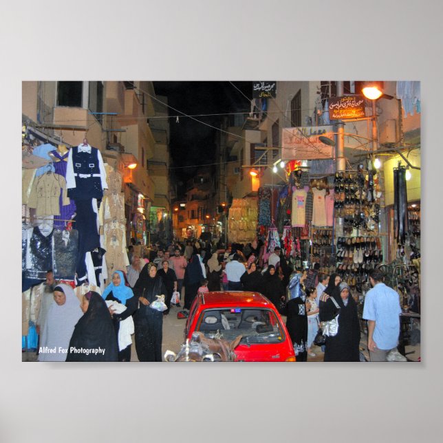 Poster Le rythme du marché de Louxor (Devant)