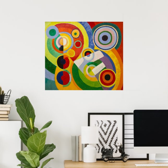 Poster Le rythme, la joie de vivre | Robert Delaunay | (Bureau à domicile)