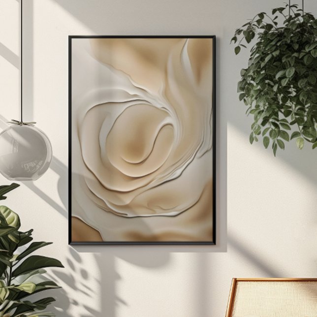 Poster "Le Sable Tourne Dans Le Soleil" | Art Abstrait be (Créateur téléchargé)