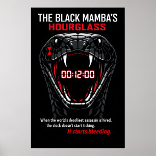 Poster Le Sablier du Mamba Noir