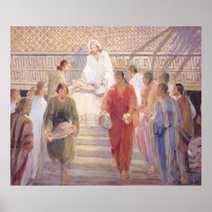Poster Le sacrement, 1950-51, Minerva Teichert (1888-1977