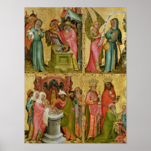 Poster Le sacrifice et la circoncision de Joachim du
