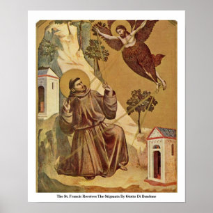 Poster Le Saint François Reçoit La Stigmata