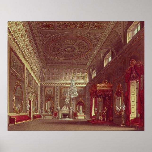 Poster Le Salon, Palais de Buckingham (Devant)
